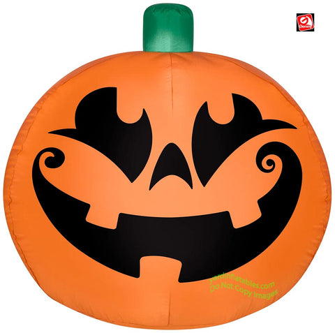 3' Gemmy Airblown Halloween Smiling Jack O' Lantern