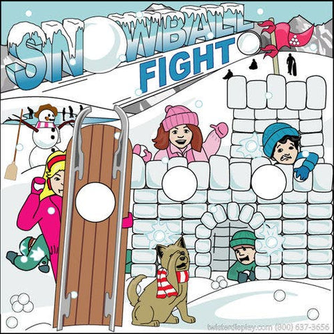 Snow Ball Fight Interactive Carnival Frame Game