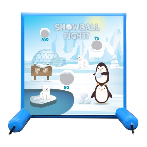Snowball Fight, Sealed Air Inflatable Frame Game