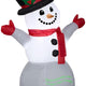 3.5' Gemmy Airblown Snowman w/ Red Mittens