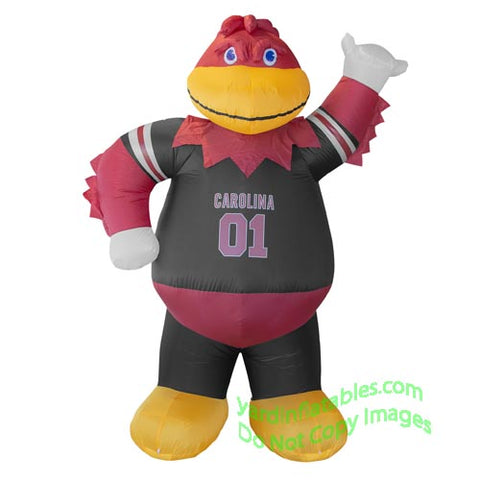 7' NCAA Inflatable South Carolina Gamecocks Cocky Mascot