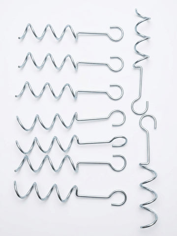 Gemmy Airblown Inflatale Replacement Metal Spiral Stake Pack 8 Pack