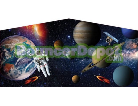 Space Bounce House Banner by Bouncer Depot