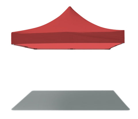 10' x 10' 50mm Speedy Tent Top - Red