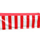 Vinyl 6' Banquet Table Cover, Red & White