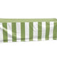 Vinyl 6' Banquet Table Cover, Green & White