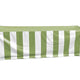Vinyl 8' Banquet Table Cover, Green & White