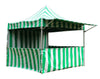 Image of 10' x 10' 50mm Speedy Pop-up Party Tent with Sidewalls, Green and White