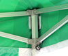 Image of 10' x 10' 50mm Speedy Pop-up Party Tent with Sidewalls, Green and White