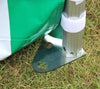 Image of 10' x 10' 50mm Speedy Pop-up Party Tent with Sidewalls, Green and White