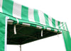 Image of 10' x 10' 50mm Speedy Pop-up Party Tent with Sidewalls, Green and White