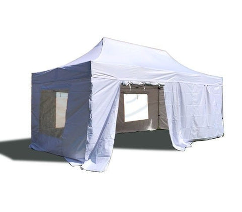 10' x 20' 50mm Speedy Tent Sidewall Kit - White