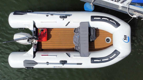 Swordfish 10.8′ Inflatable Fishing Boat | EVA Teak Deck Air Floor