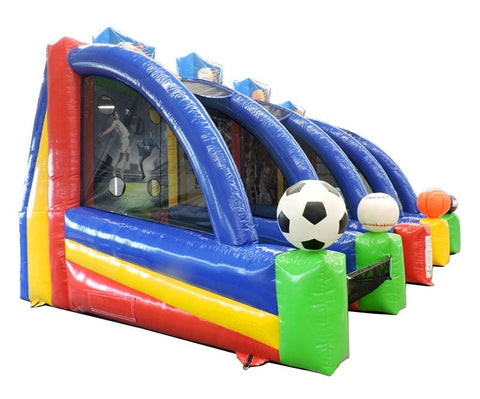 4-in-1 Inflatable Interactive Sports Game with Blower