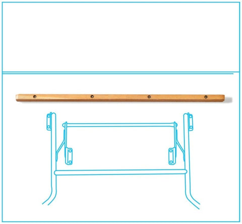 Replacement Wood Runner for 72" Rectangle Folding Table