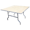 Image of 30" Square Wood Folding Table