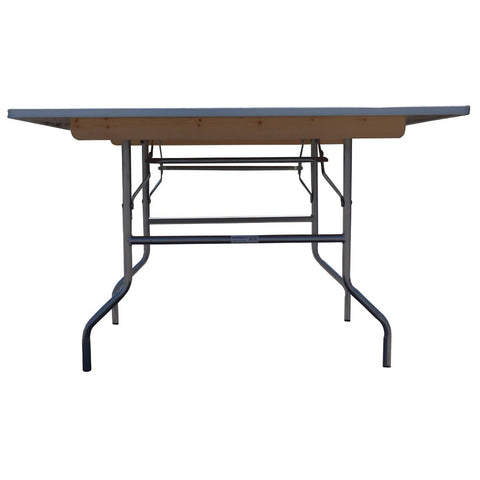 30" Square Wood Folding Table