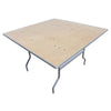 Image of 60" Square Wood Folding Table