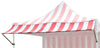 Image of 10' PVC Speedy Pop-up Tent Canopy Top Extension, Red and White