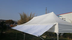 10' PVC Speedy Pop-up Tent Canopy Top Extension, White