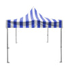 Image of 10' x 10' 50mm Speedy Pop-up Party Tent - Blue and White
