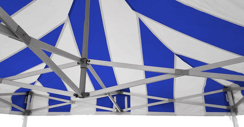 10' x 10' 50mm Speedy Pop-up Party Tent - Blue and White
