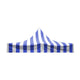 10' x 10' 50mm Speedy Tent Top - Blue and White