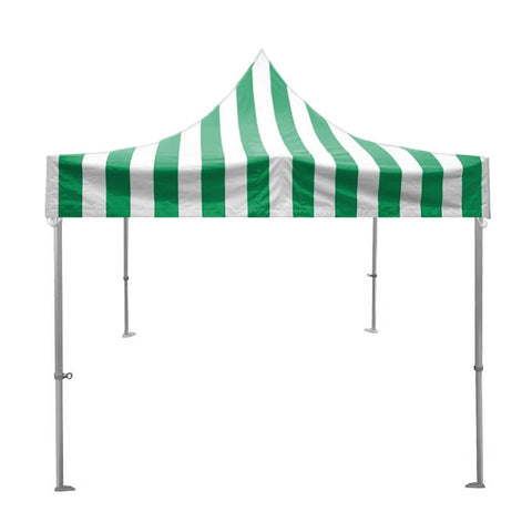 10' x 10' 50mm Speedy Pop-up Party Tent - Green and White