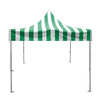 Image of 10' x 10' 50mm Speedy Pop-up Party Tent - Green and White