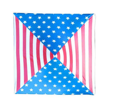 10' x 10' 50mm Speedy Tent - Red, White and Blue