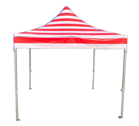 10' x 10' 50mm Speedy Tent - Red, White and Blue