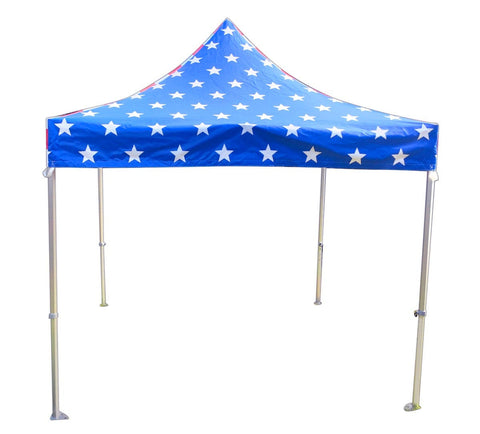 10' x 10' 50mm Speedy Tent - Red, White and Blue