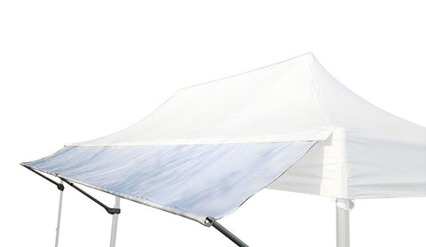 10' PVC Speedy Pop-up Tent Canopy Top Extension, White