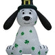 8' Air Blown Inflatable St. Patrick's Day Puppy w/ Shamrock Spots