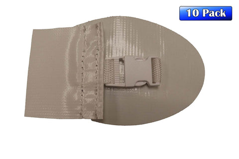 Sidewall End Wrap-Around Plastic Clip, 10 Pack