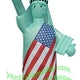 8' Air Blown Inflatable Patriotic Statue Of Liberty SKIN COLOR   by Gemmy Inflatables