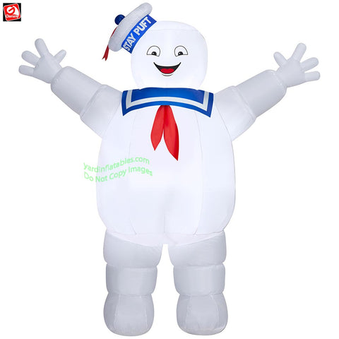 7' Gemmy Airblown Giant Ghostbusters Stay Puft Marshmallow Man