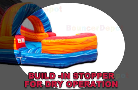 15'H Wet Dry Marble Module Combo by Bouncer Depot