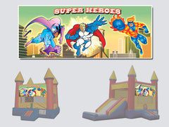 Super Heroes Modular Panel by POGO