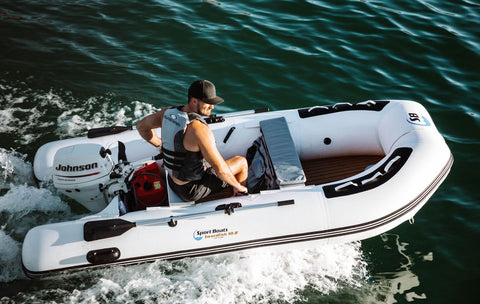 Swordfish 10.8′ Inflatable Fishing Boat | EVA Teak Deck Air Floor