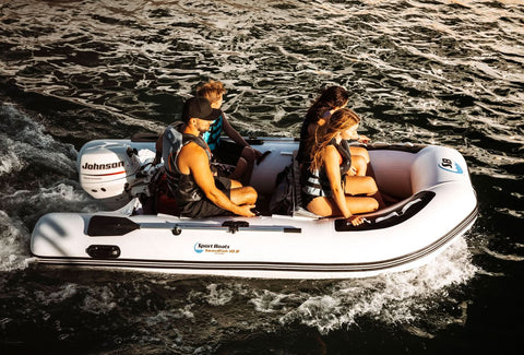 Swordfish 10.8′ Inflatable Fishing Boat | EVA Teak Deck Air Floor
