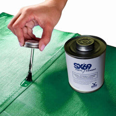 Moose Supply Inflatable Bounce House Vinyl Repair Kit, Green with 4 oz. SX69 Glue