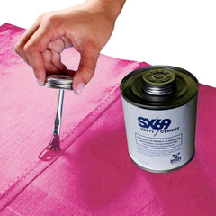 Moose Supply Inflatable Bounce House Vinyl Repair Kit, Pink with 4 oz. SX69 Glue