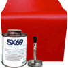 Image of Moose Supply Inflatable Bounce House Vinyl Repair Kit, Red with 4 oz. SX69 Glue