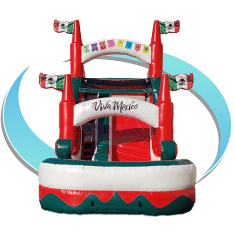 Tago's Jump 16 ft. Viva Mexico Single Slide by Tago's Jump WS-216 16 ft. Viva Mexico Single Slide by Tago's Jump SKU# WS-216