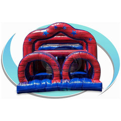 12'H Red & Blue Starry Slide by Tago's Jump