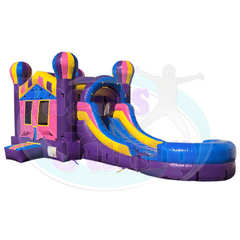 Tago's Jump Inflatable Bouncers 13'H Pink Water Slide Combo by Tago's Jump 781880291374 CWS-061 13'H Pink Water Slide Combo by Tago's Jump SKU# CWS-061