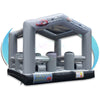 Image of Tago's Jump Inflatable Bouncers 14'H Gray Mechanical Bull Bed by Tago's Jump 781880211686 CT-726 12'H Red & Green Starry Slide by Tago's Jump SKU# IN-807