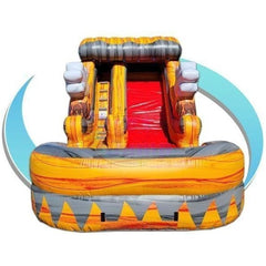 14'H Volcano Water Slide by Tago's Jump