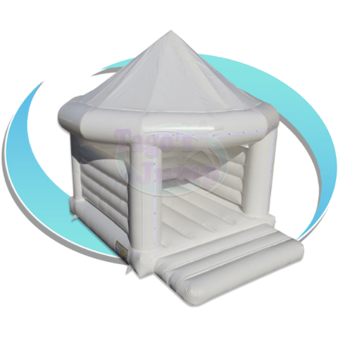 Tago's Jump Inflatable Bouncers 14' Wedding White House Inflatable by Tago's Jump 781880272304 B-421 14' Wedding White House Inflatable by Tago's Jump SKU# B-421